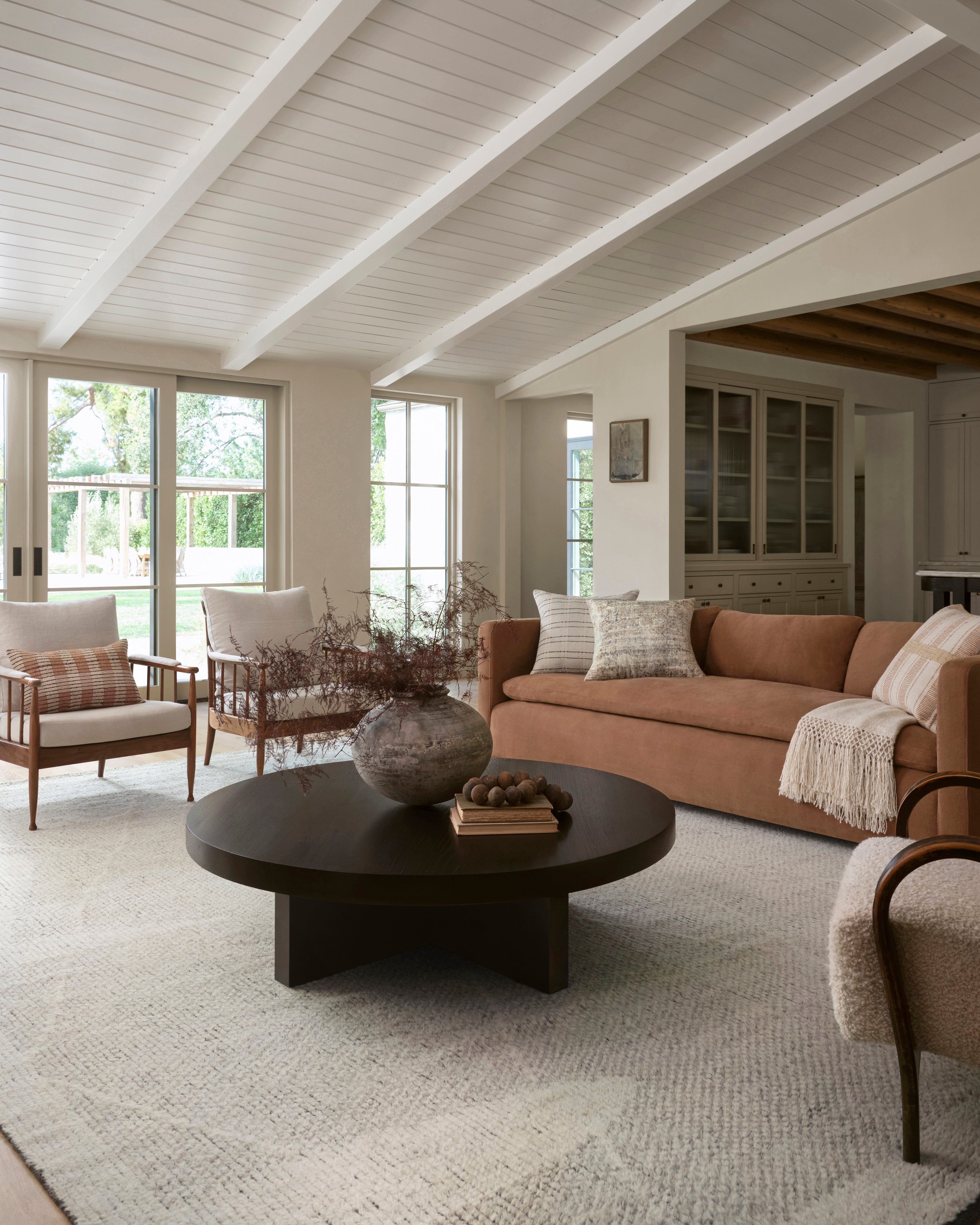 Amber Lewis x Loloi Gwyneth Ivory / Taupe Rug 1- RUGS - wool Loloi