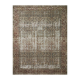 Amber Lewis x Loloi Georgie Moss / Salmon Rug 0-patterned rugs Loloi