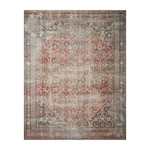 Amber Lewis x Loloi Georgie Red / Navy Rug 0-patterned rugs Loloi