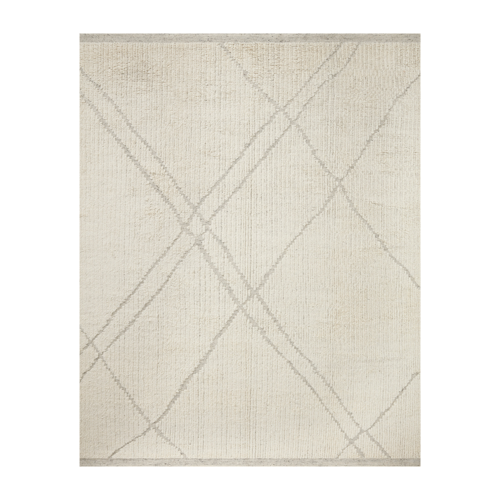 Amber Lewis x Loloi Gwyneth Ivory / Silver Rug