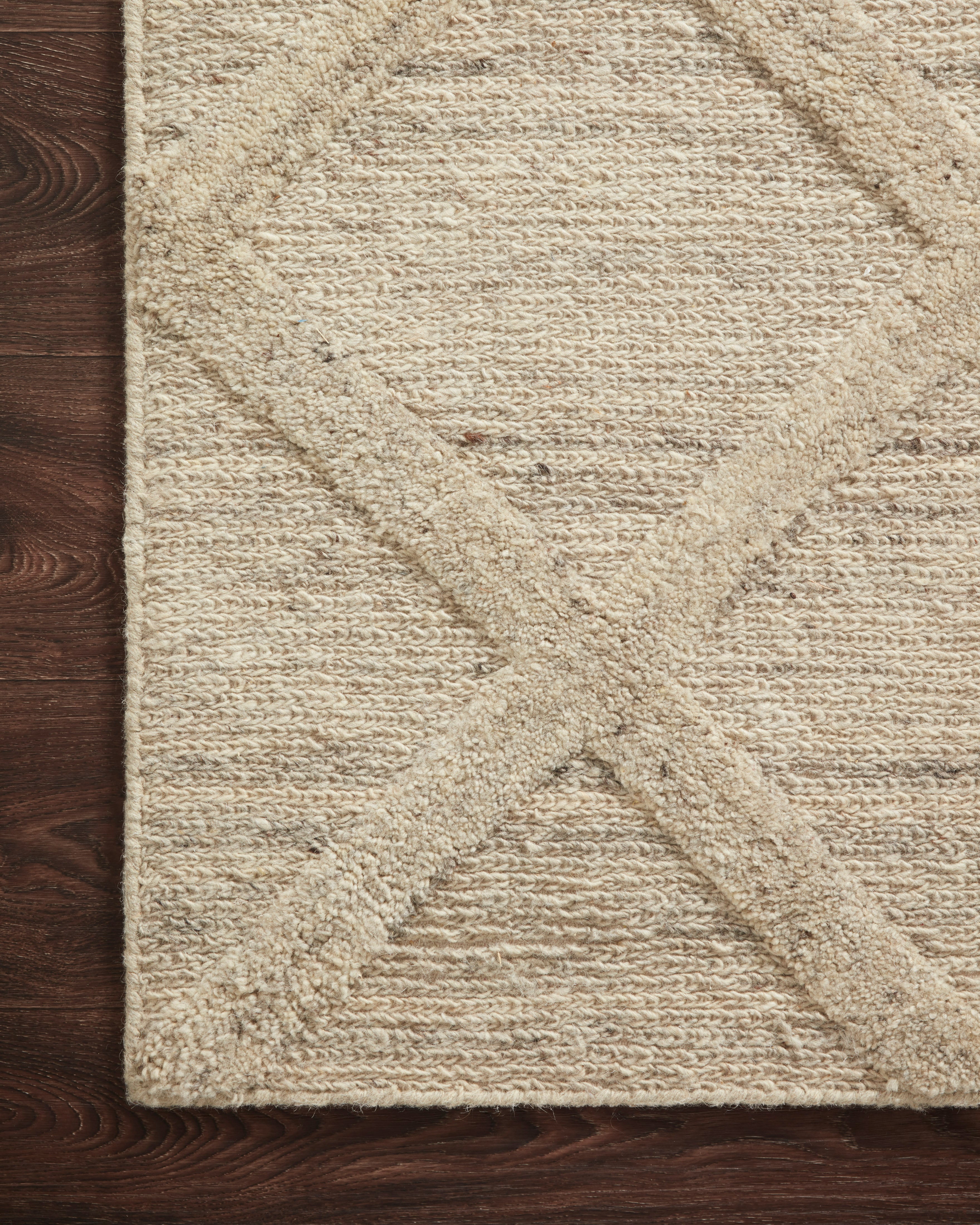 Loloi Hunter Oatmeal Rug 1-RUGS - wool Loloi