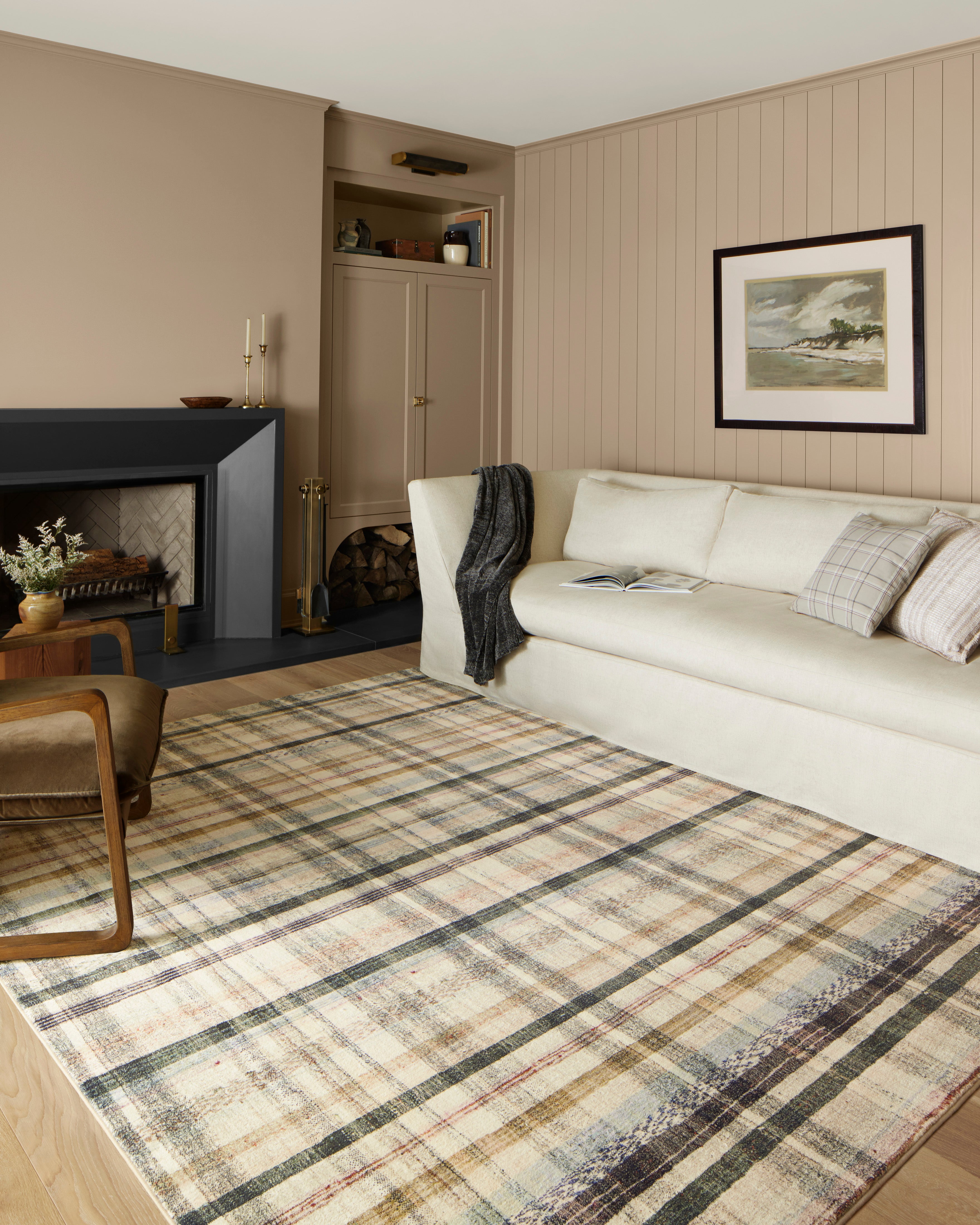 Chris Loves Julia x Loloi Humphrey Ivory / Multi Rug 0-RUGS Loloi