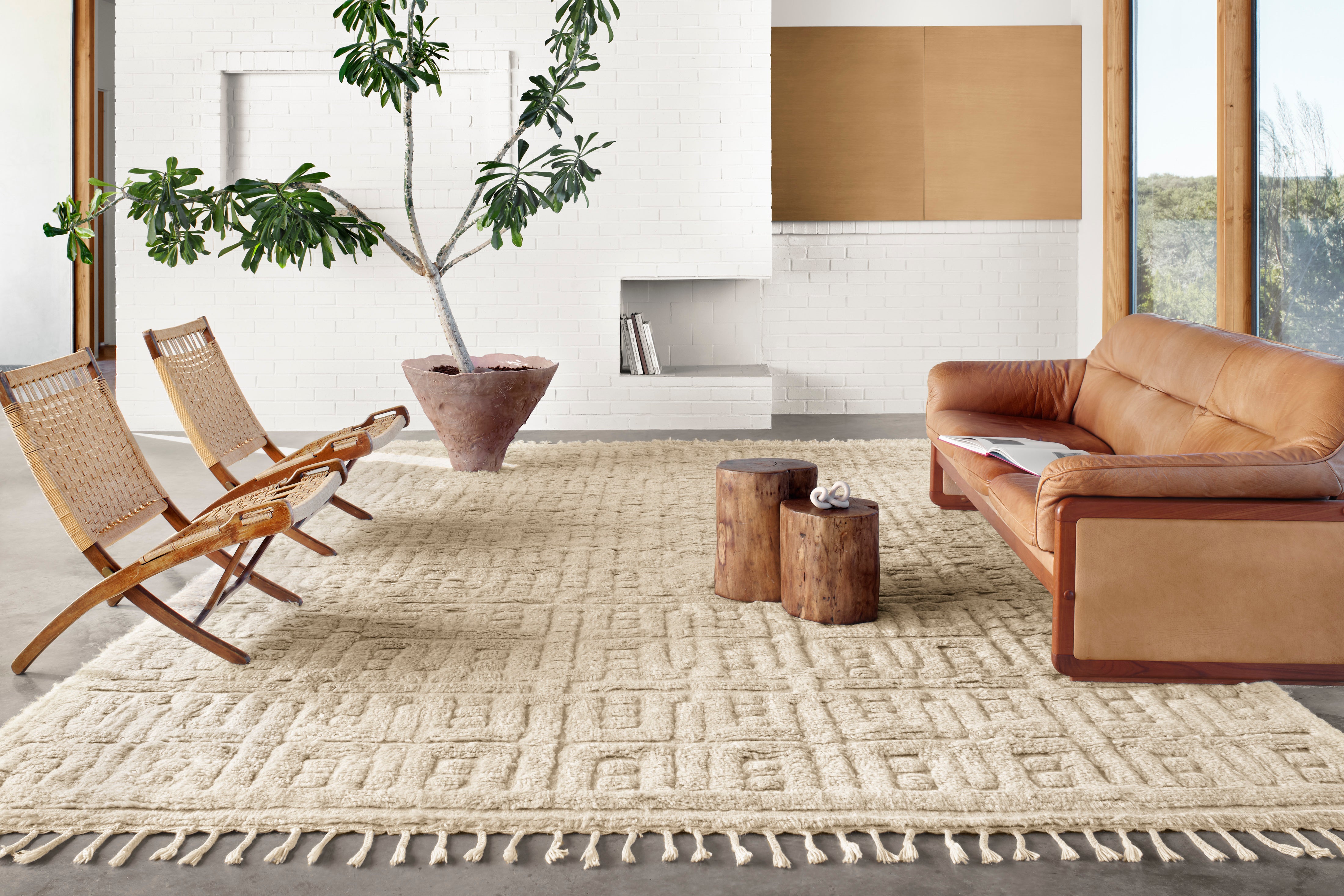 Loloi Hygge Oatmeal / Sand Rug 2-RUGS - wool Rug & Weave