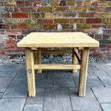 FLOOR MODEL - Drew Reclaimed Wood Side Table FURNITURE- floor model Hauer Market