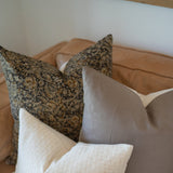 Aja Floral Pillow Cover 00-1 - PILLOWS - block print - neutral Rug & Weave Pillows