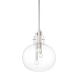 Hempstead Pendant LIGHTING - pendant Hudson Valley Lighting 13.75"W x 16.75"H Polished Nickel