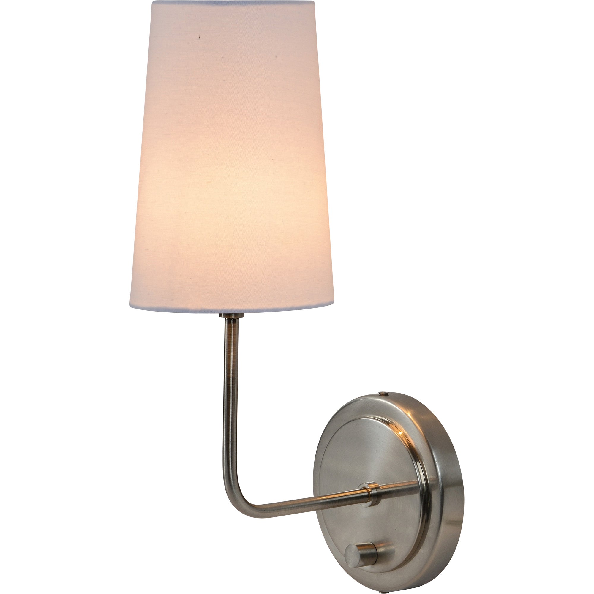 Hannah Satin Nickel Wall Sconce sconce Renwil