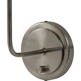 Hannah Satin Nickel Wall Sconce sconce Renwil