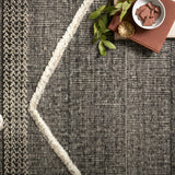 Loloi Iman Beige / Charcoal Rug - Rug & Weave