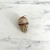 Jacquard Fabric Acorn Ornament CHRISTMAS 2023 Creative Co-op (DYA)