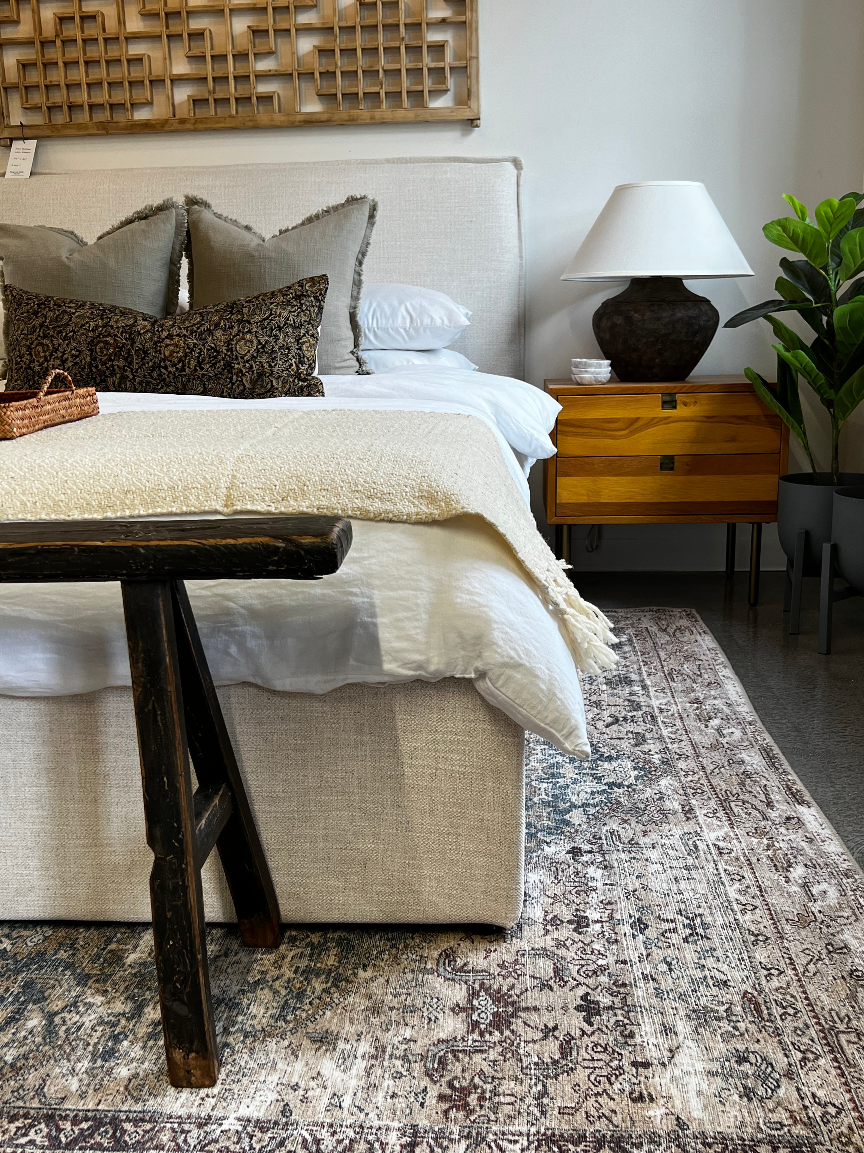 OVERSTOCK ITEM - Jules Bed - Double FURNITURE - floor model Style in Form