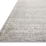 Loloi Indra Silver / Ivory Rug 0-RUGS-patterned Loloi