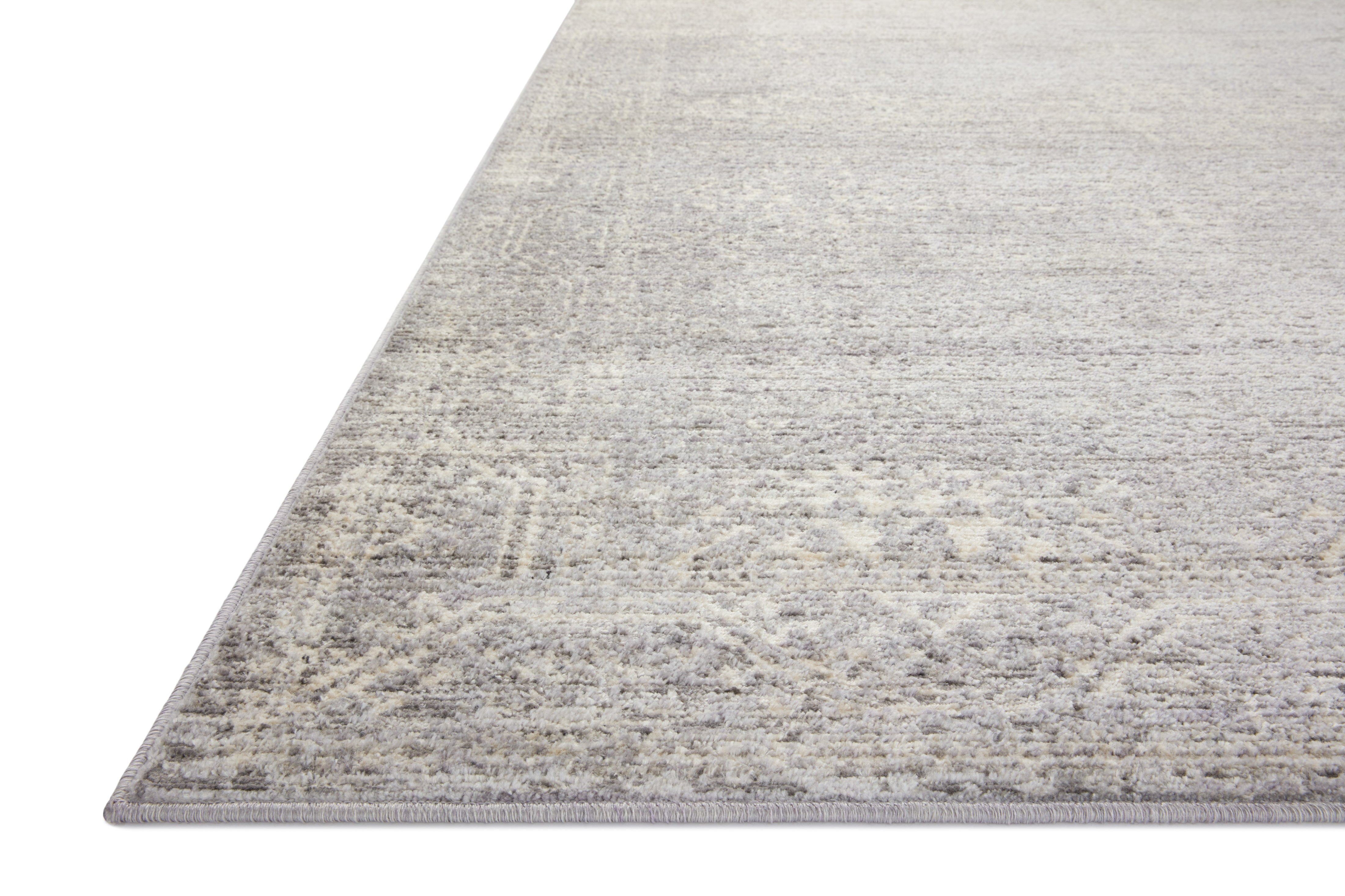 Loloi Indra Silver / Ivory Rug 0-RUGS-patterned Loloi