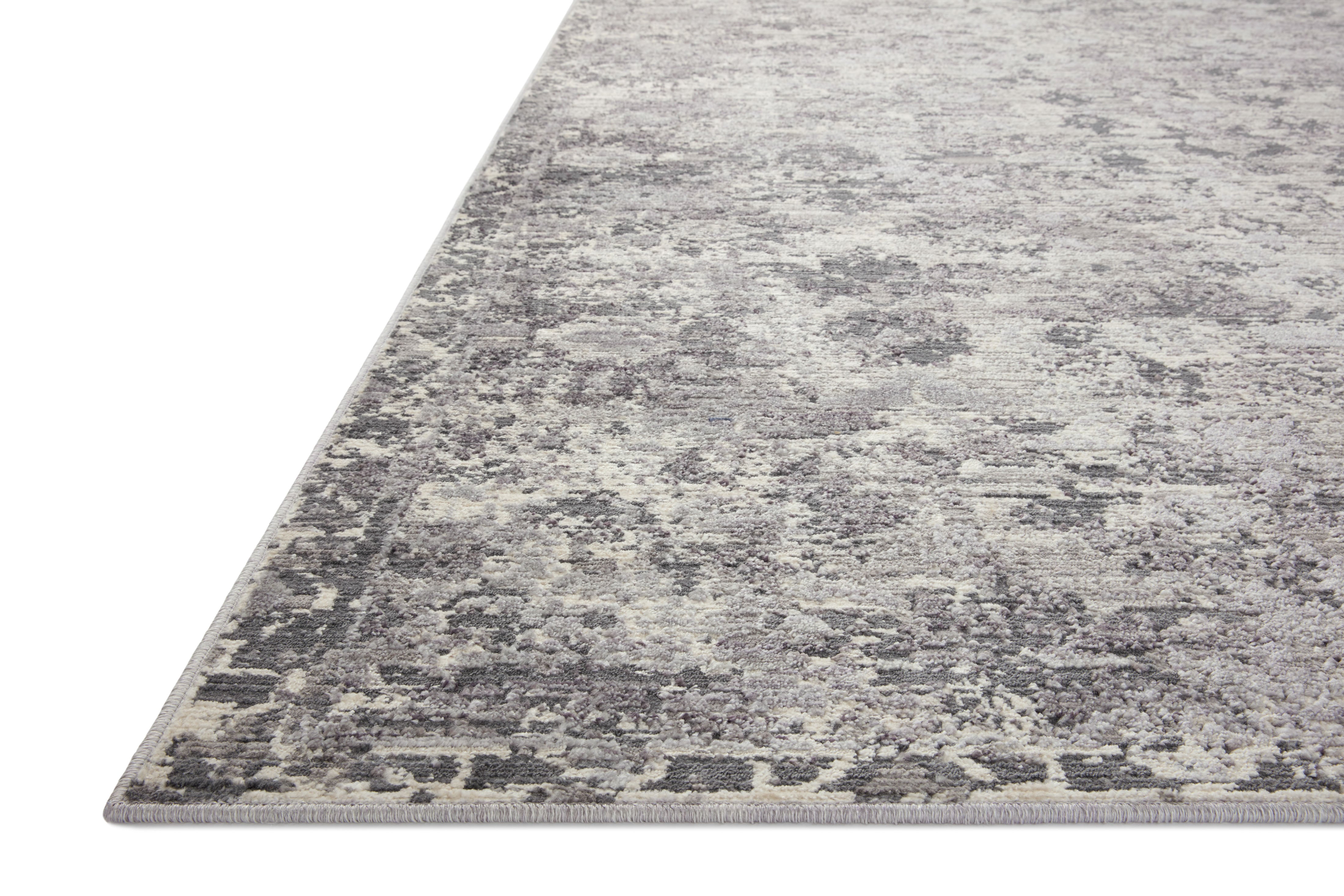 Loloi Indra Charcoal / Silver Rug 0-RUGS-patterned Loloi