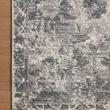 Loloi Indra Charcoal / Silver Rug 0-RUGS-patterned Loloi