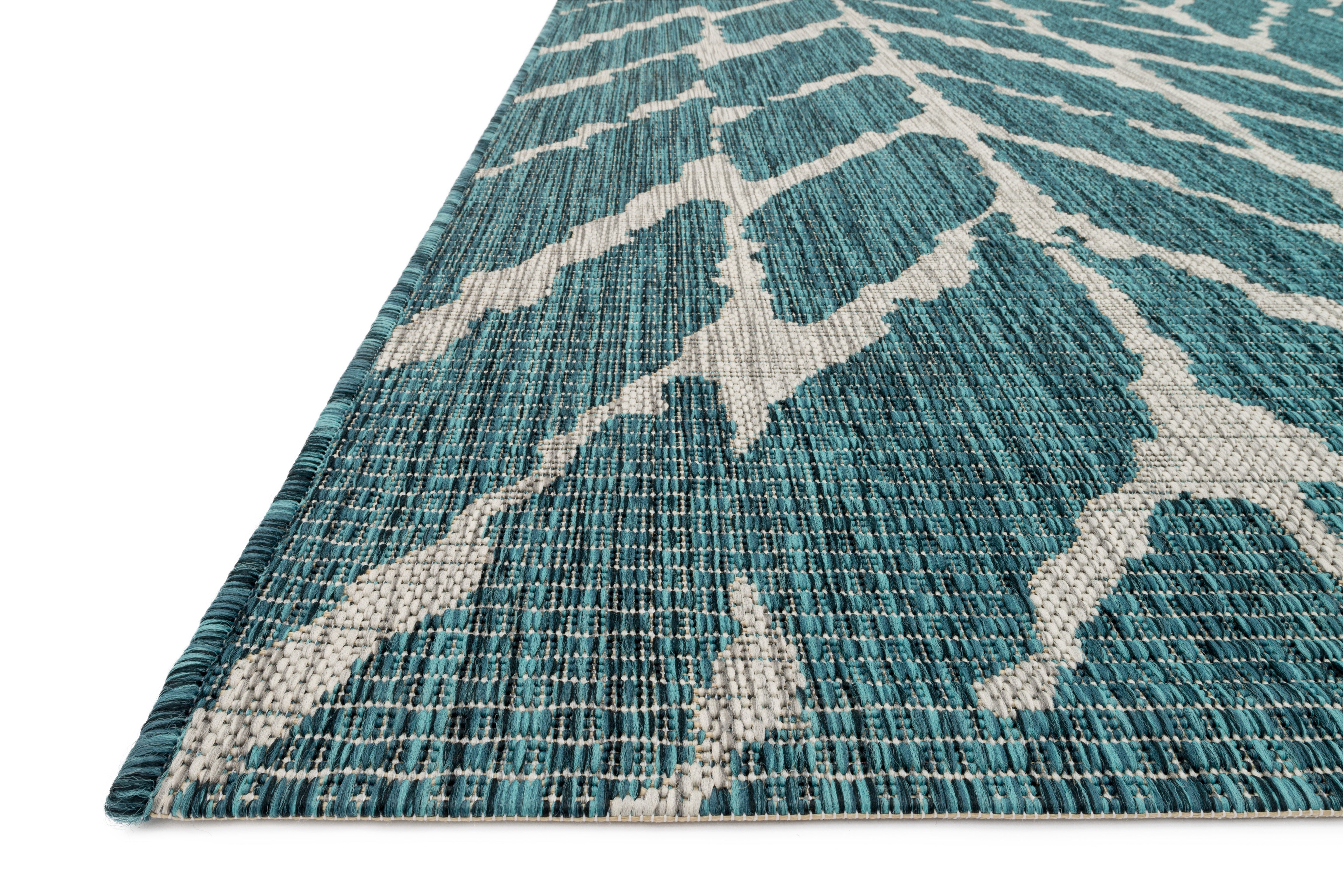 Isle Teal / Grey Rug 5-Rugs - indoor/outdoor Loloi