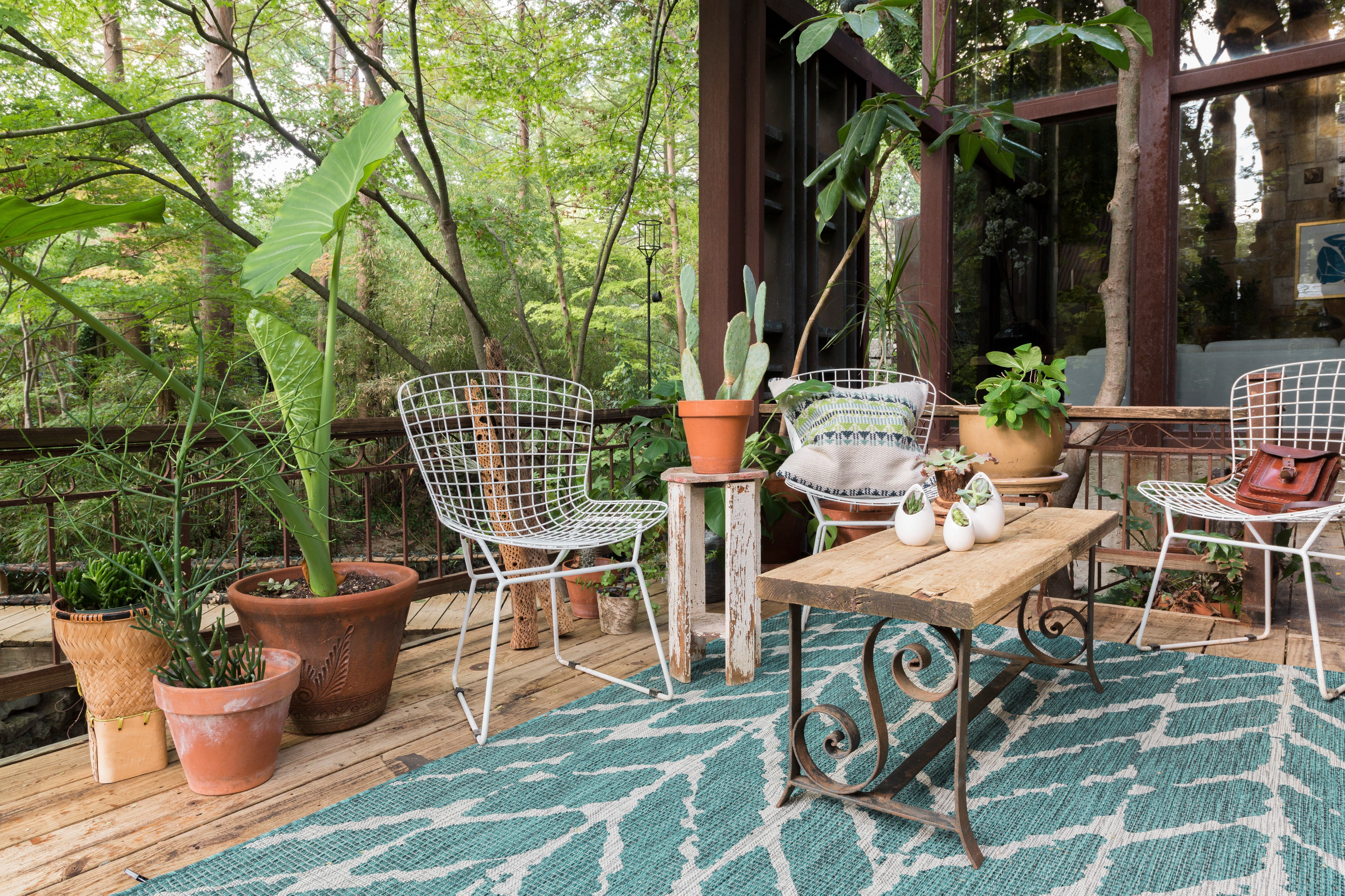 Isle Teal / Grey Rug 5-Rugs - indoor/outdoor Loloi