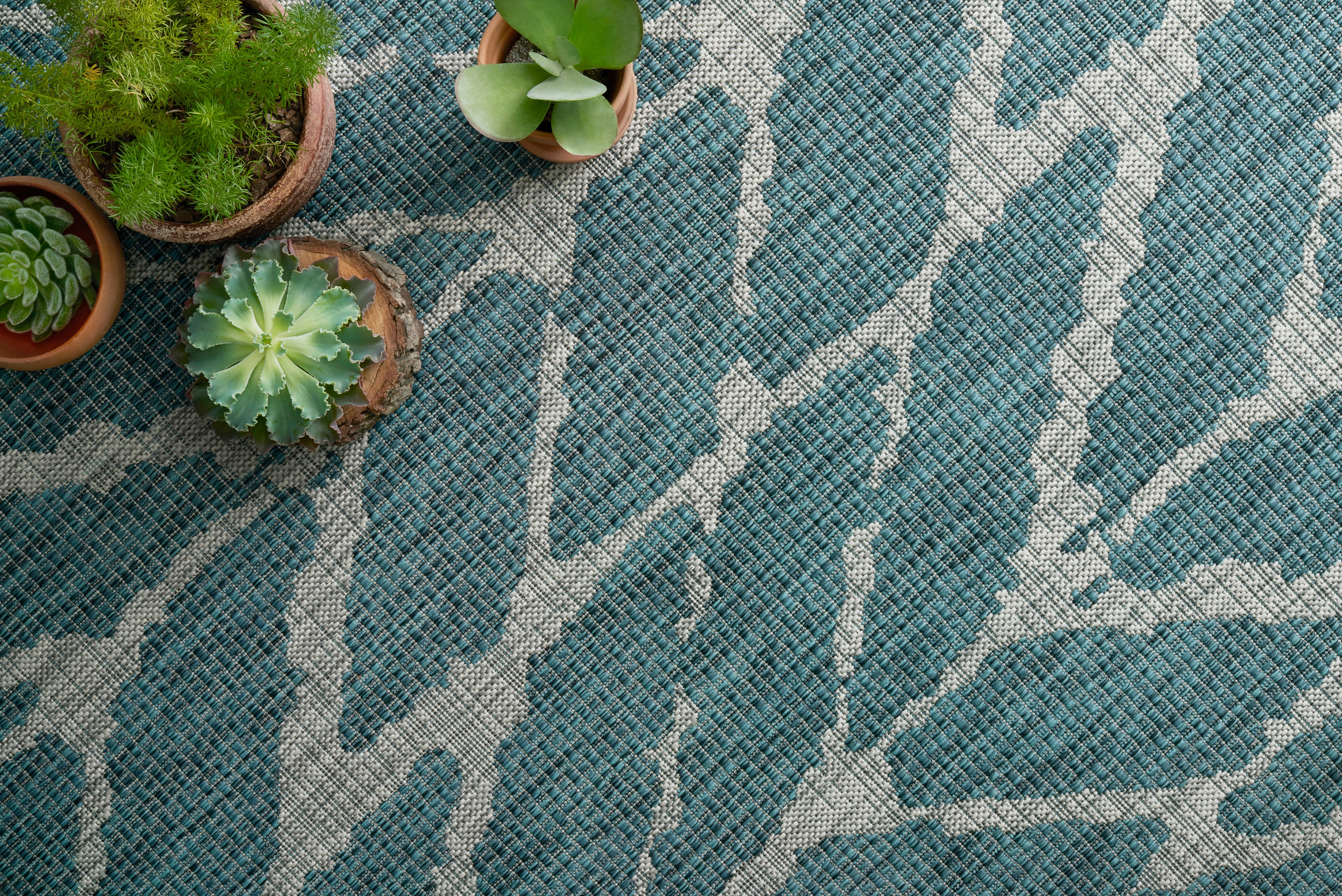 Isle Teal / Grey Rug 5-Rugs - indoor/outdoor Loloi