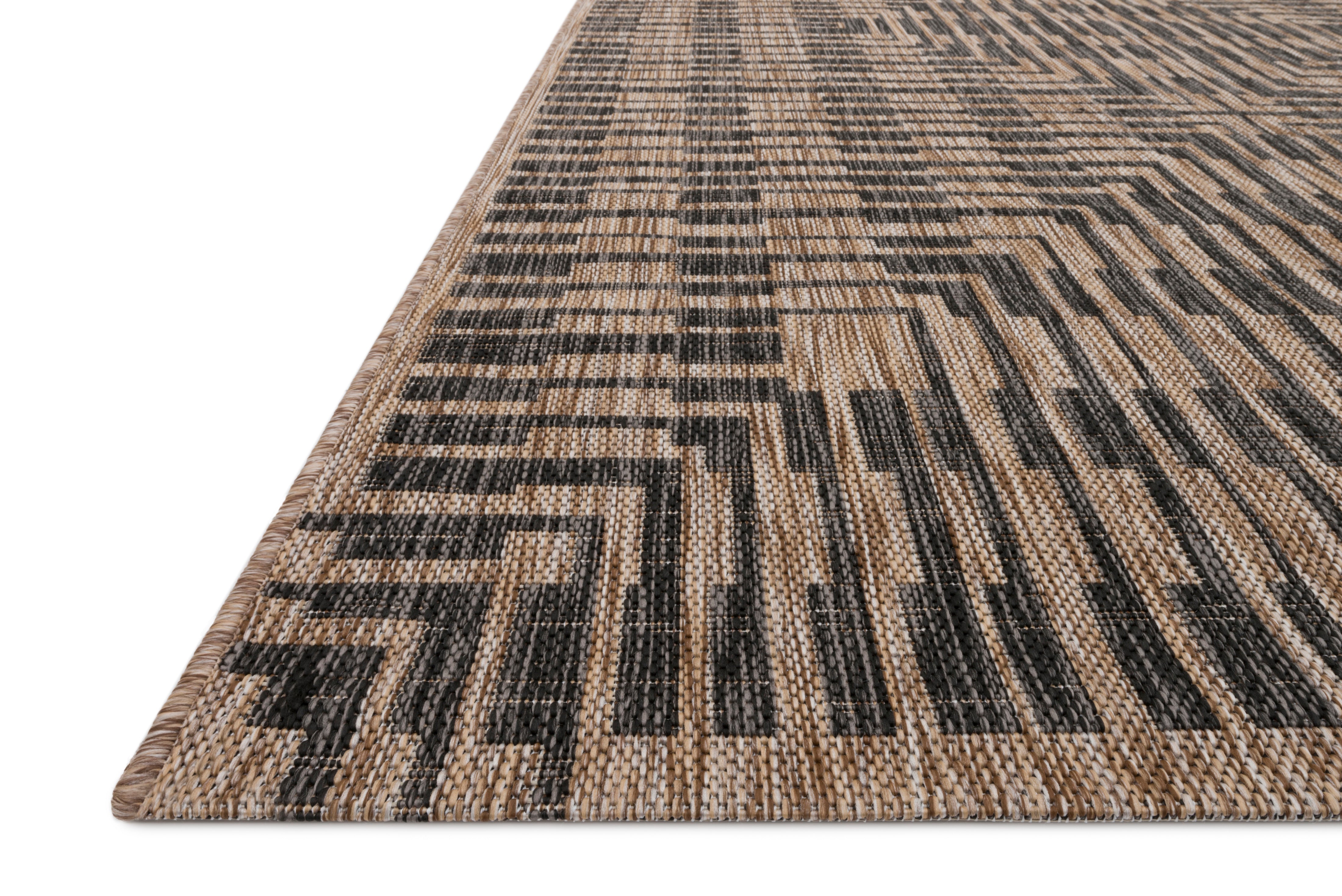 Isle Brown / Black Rug 5-Rugs - indoor/outdoor Loloi