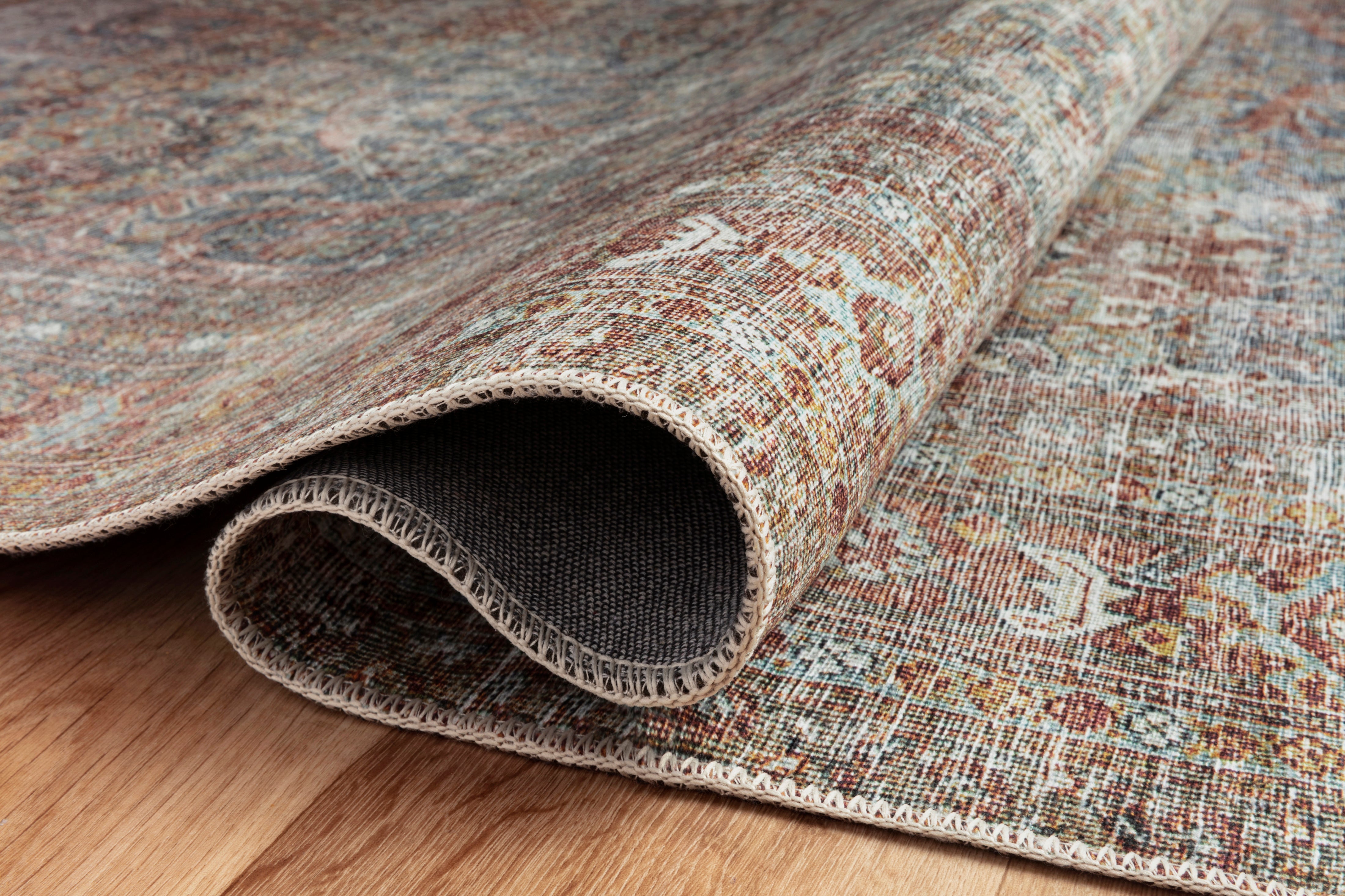 Chris Loves Julia x Loloi Jules Lagoon / Brick Rug 0-patterned Loloi