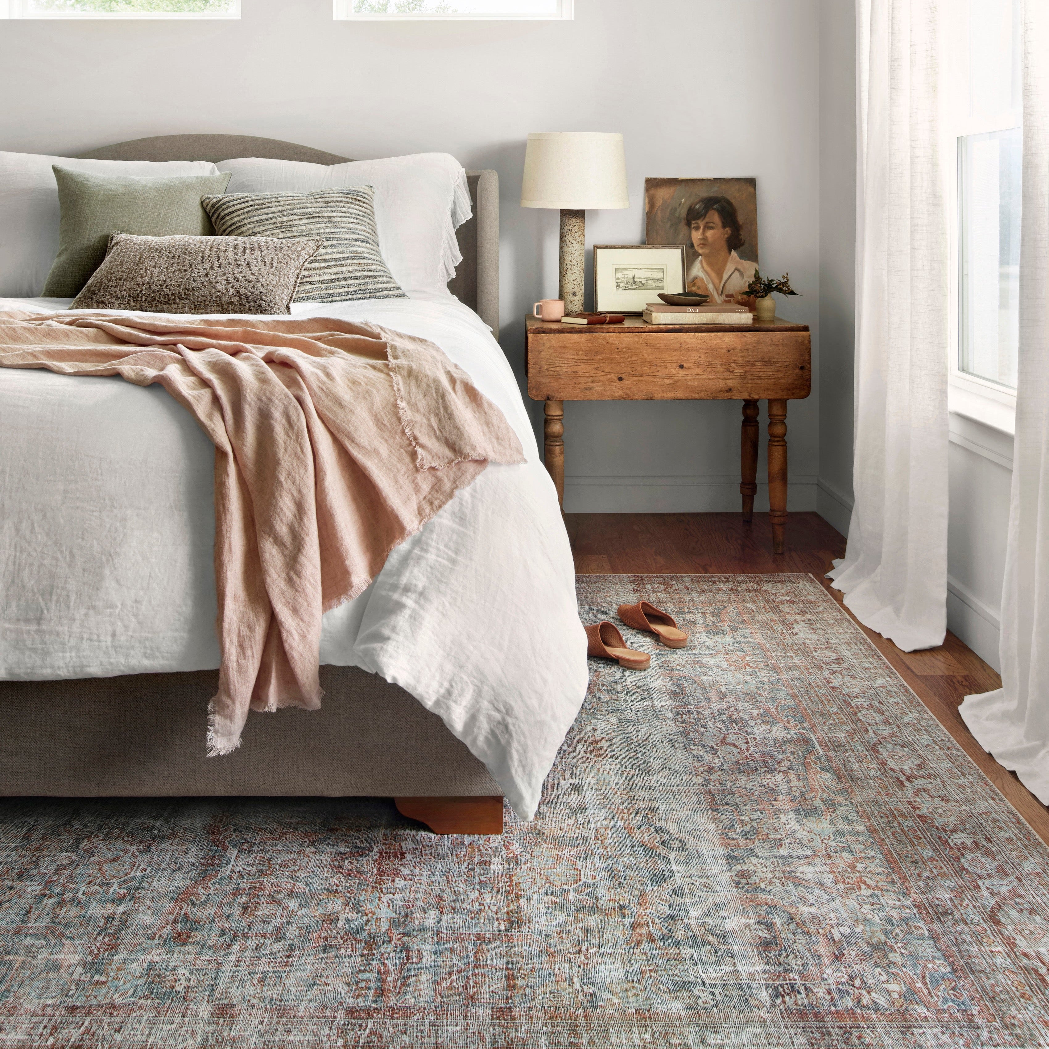 Chris Loves Julia x Loloi Jules Lagoon / Brick Rug 0-patterned Loloi