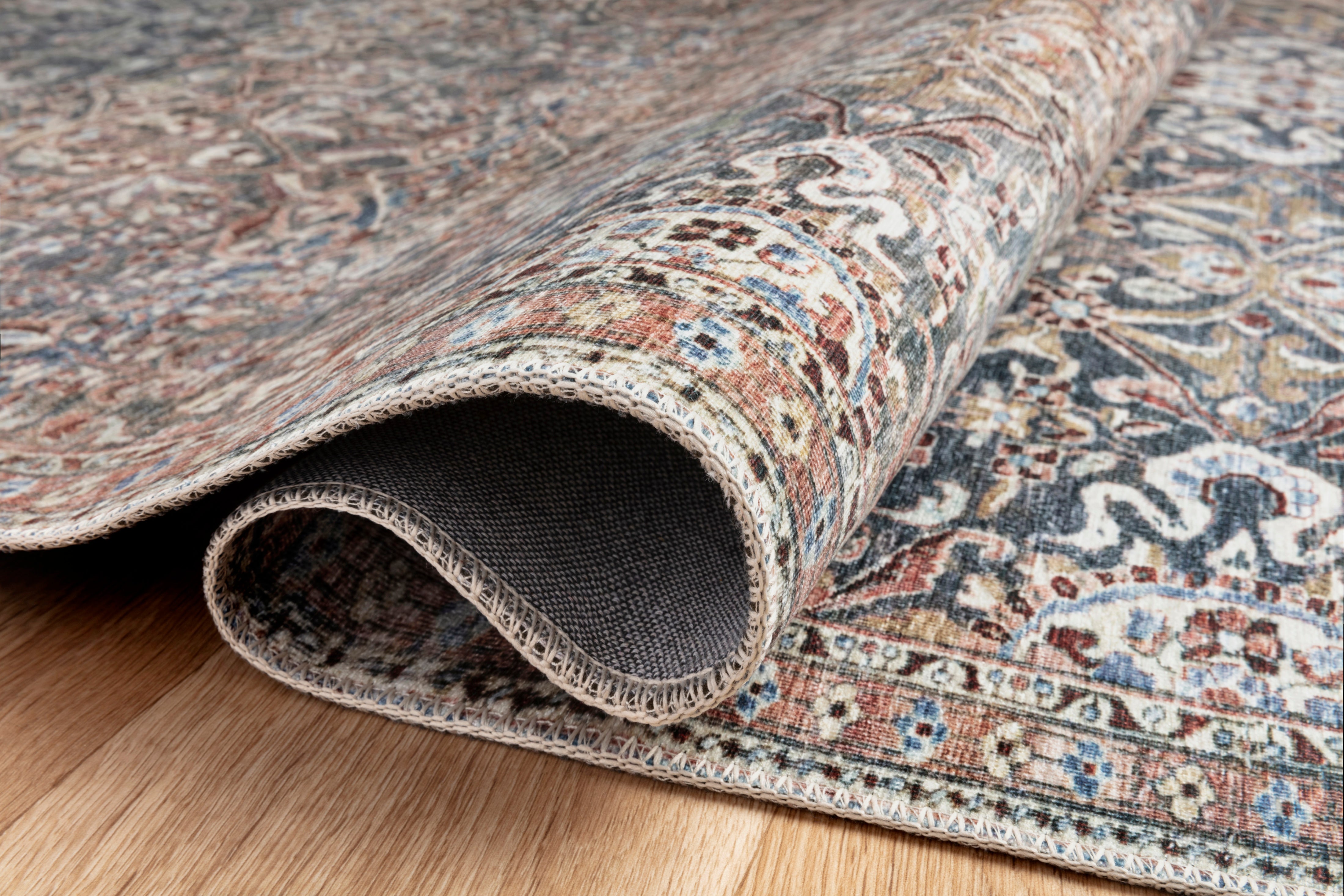 Chris Loves Julia x Loloi Jules Denim / Spice Rug 0-patterned Loloi