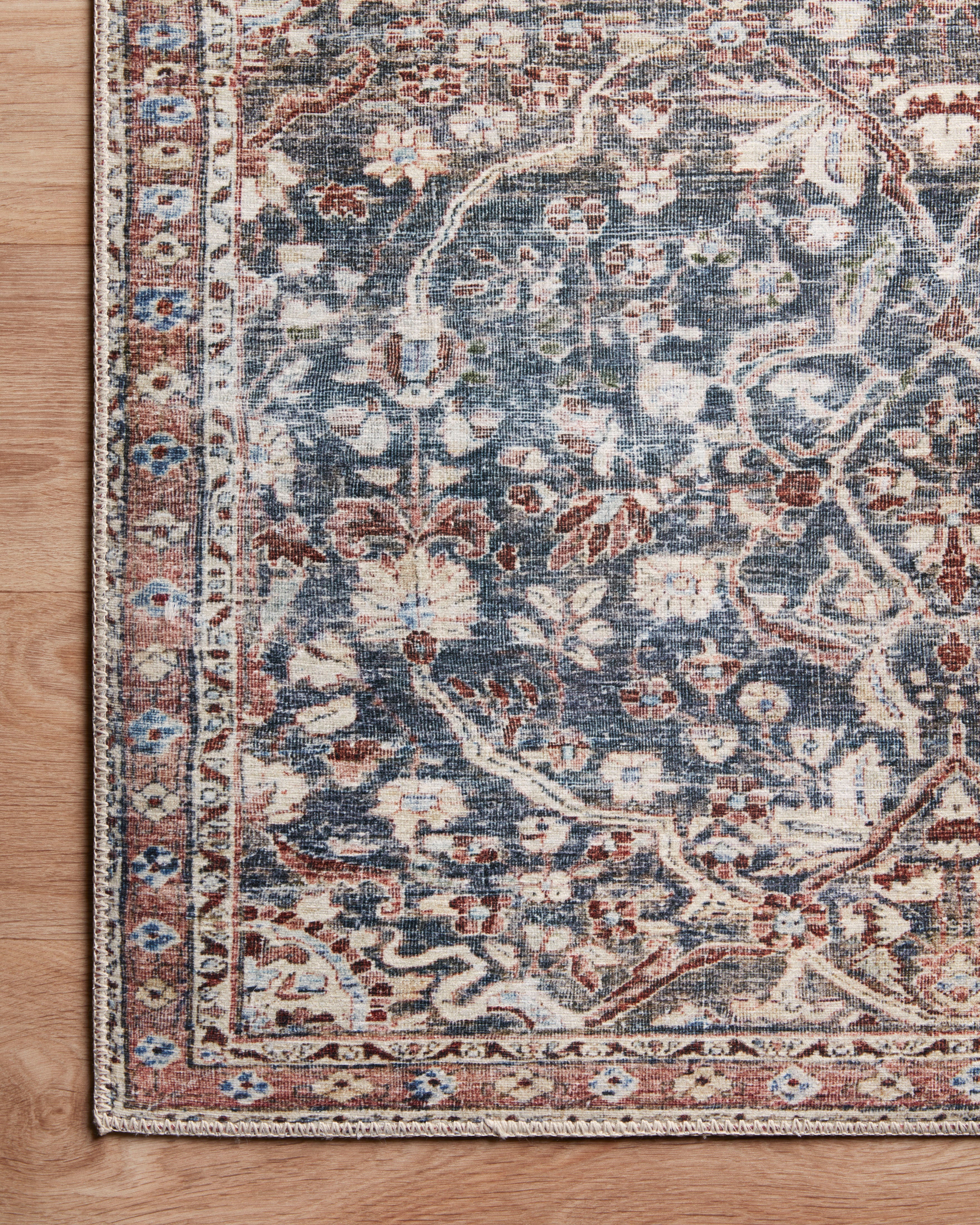 Chris Loves Julia x Loloi Jules Denim / Spice Rug 0-patterned Loloi