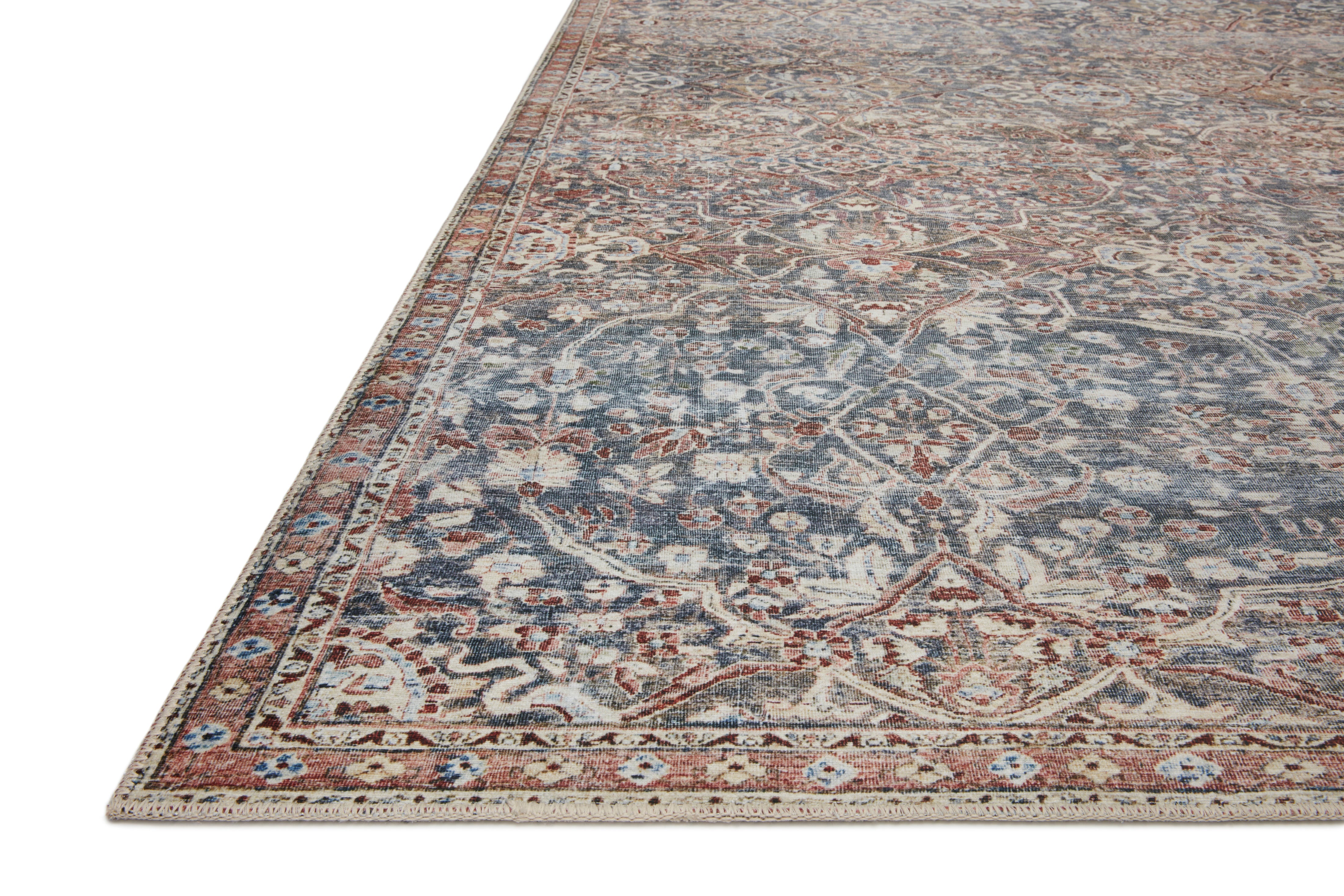 Chris Loves Julia x Loloi Jules Denim / Spice Rug 0-patterned Loloi