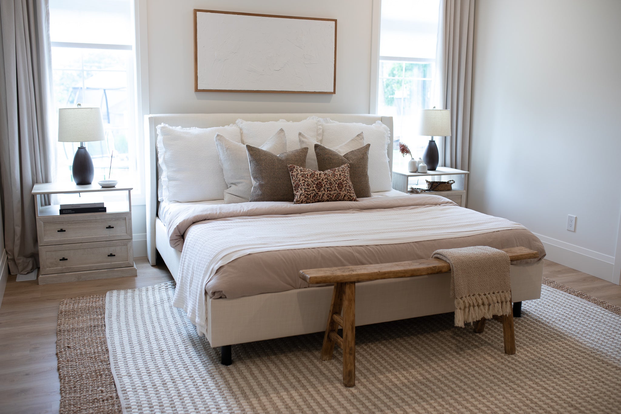 Amber Lewis x Loloi Ojai Ivory / Natural Rug 0-patterned rugs Loloi