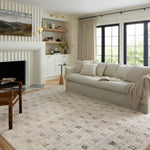 Loloi Kamala Grey / Graphite Rug 0-RUGS-patterned Loloi