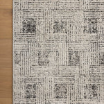 Loloi Kamala Grey / Graphite Rug 0-RUGS-patterned Loloi