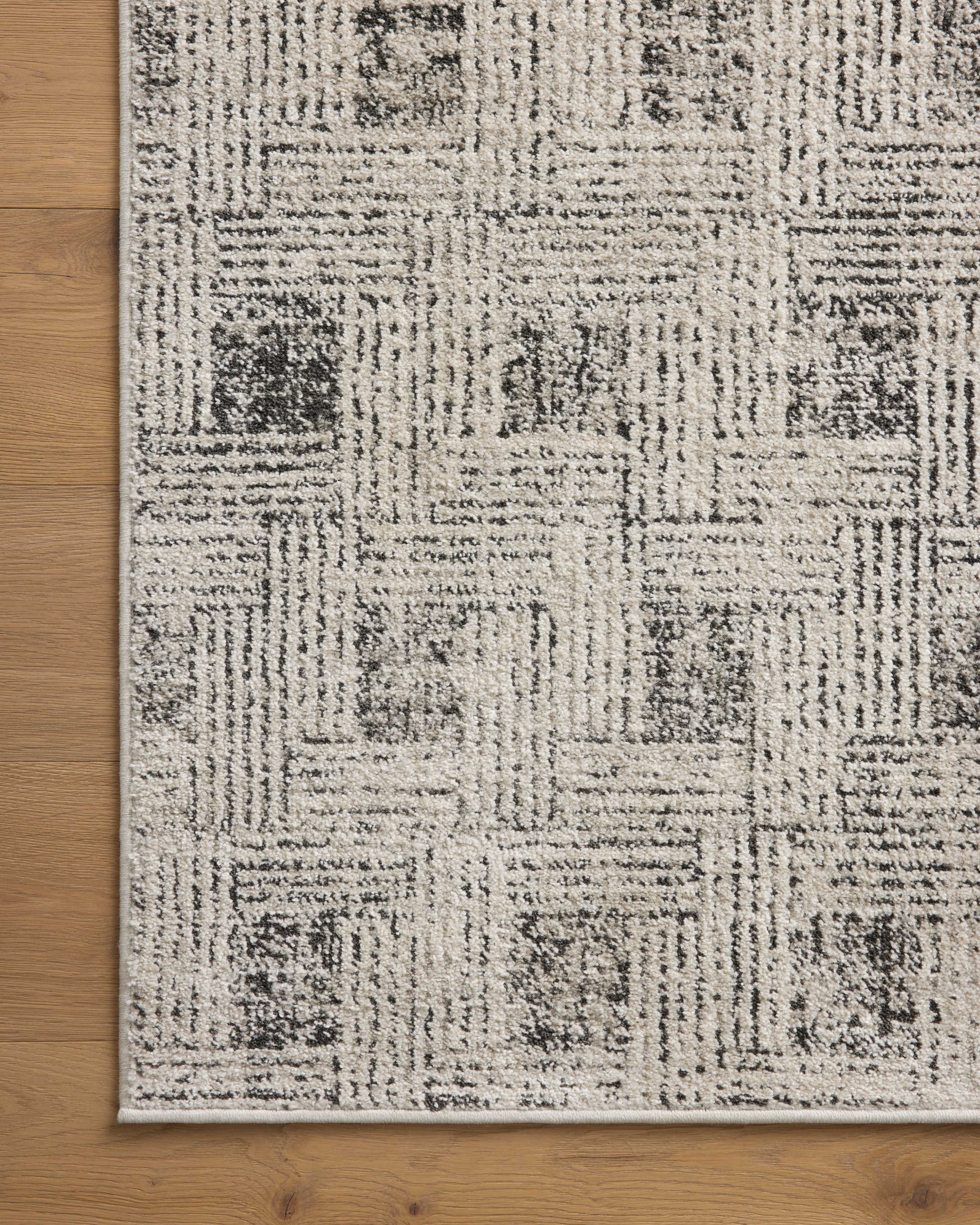 Loloi Kamala Grey / Graphite Rug 0-RUGS-patterned Loloi