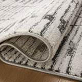 Loloi Kamala Charcoal / Dove Rug 0-RUGS-patterned Loloi