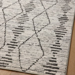 Loloi Kamala Charcoal / Dove Rug 0-RUGS-patterned Loloi