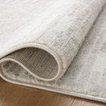 Loloi Kamala Ivory / Silver Rug 0-RUGS-patterned Loloi