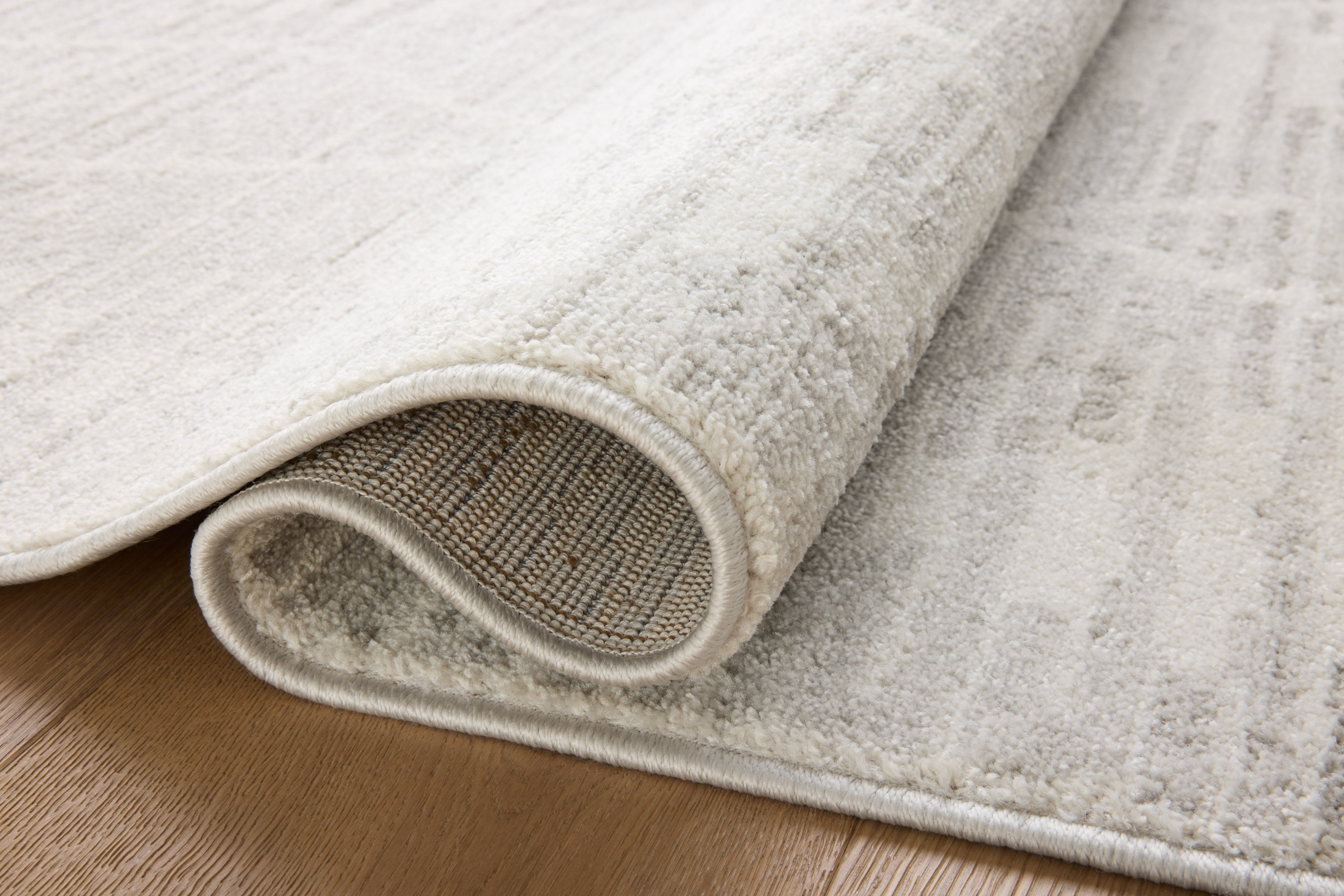 Loloi Kamala Ivory / Silver Rug 0-RUGS-patterned Loloi