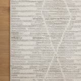 Loloi Kamala Ivory / Silver Rug 0-RUGS-patterned Loloi