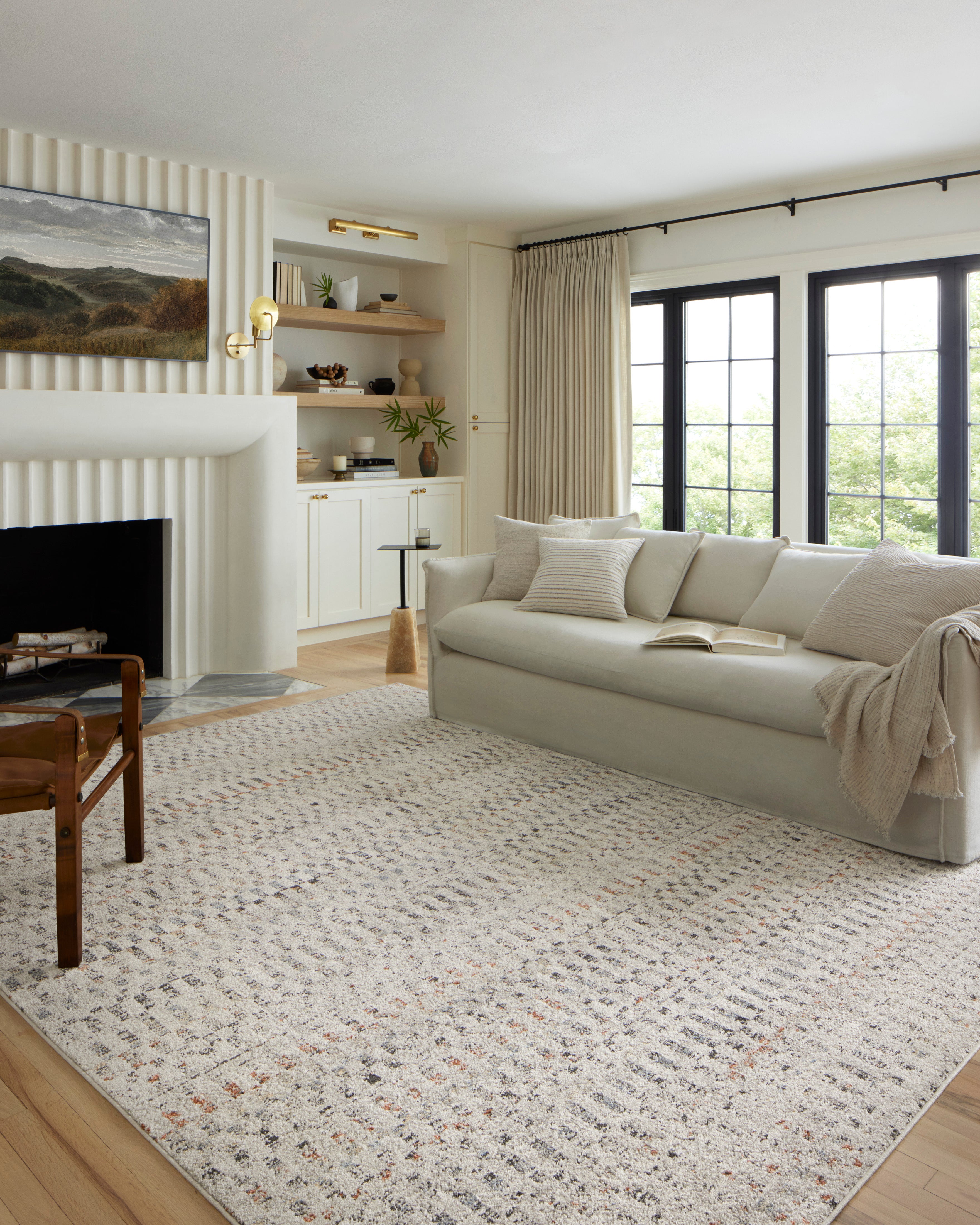 Loloi Kamala Grey / Multi Rug 0-RUGS-patterned Loloi
