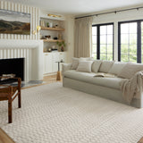 OVERSTOCK RUG - Loloi Kamala Ivory / Grey Rug - 6'7" x 9'6" IN STORE - Sale Rugs Loloi