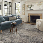Jean Stoffer x Loloi Katherine Graphite / Jade 0-patterned rugs Loloi