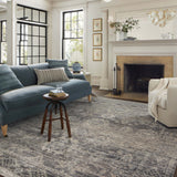 Jean Stoffer x Loloi Katherine Graphite / Jade 0-patterned rugs Loloi