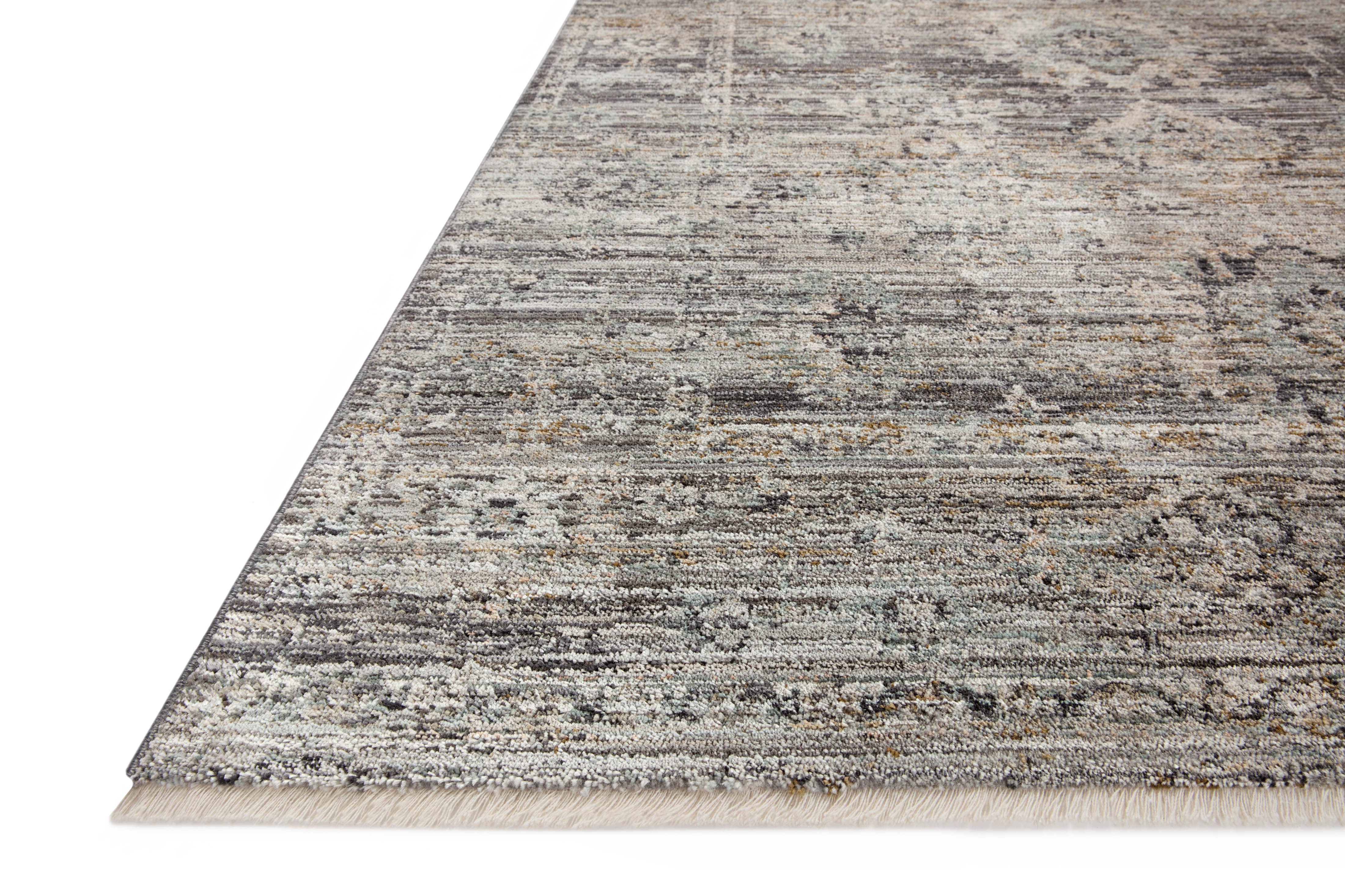 Jean Stoffer x Loloi Katherine Graphite / Jade 0-patterned rugs Loloi