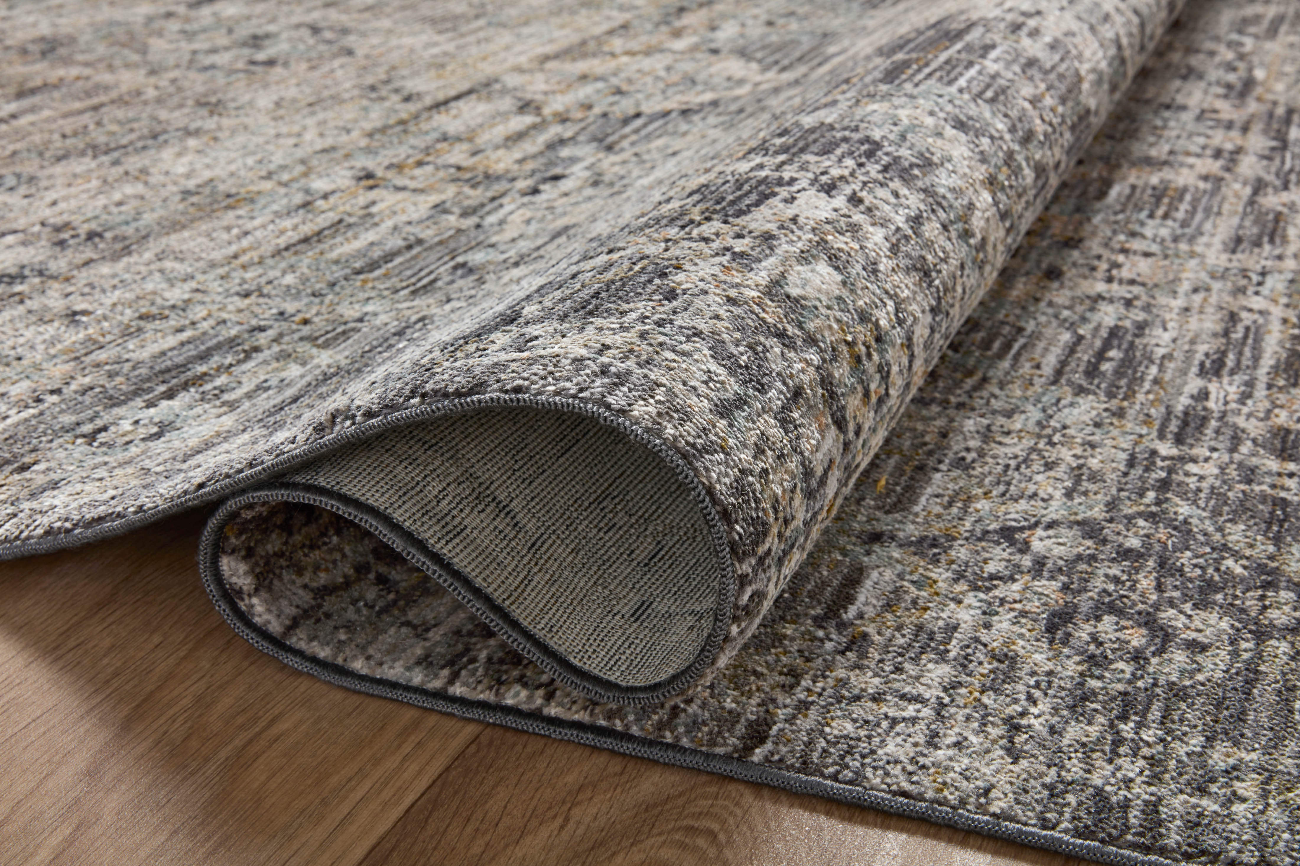 Jean Stoffer x Loloi Katherine Graphite / Jade 0-patterned rugs Loloi