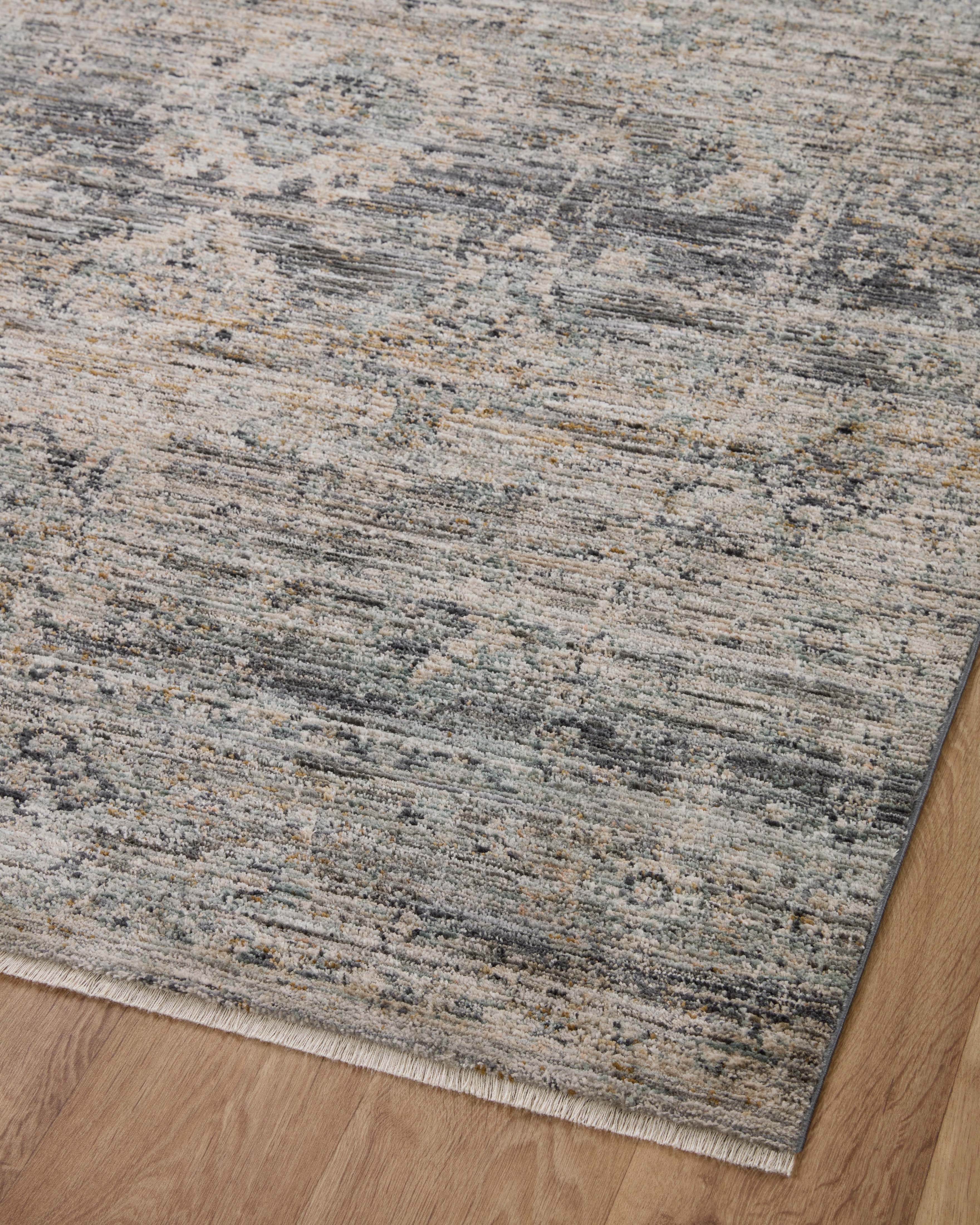 Jean Stoffer x Loloi Katherine Graphite / Jade 0-patterned rugs Loloi