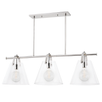 Karin Linear Pendant LIGHTING - pendant Hudson Valley Lighting Polished Nickel