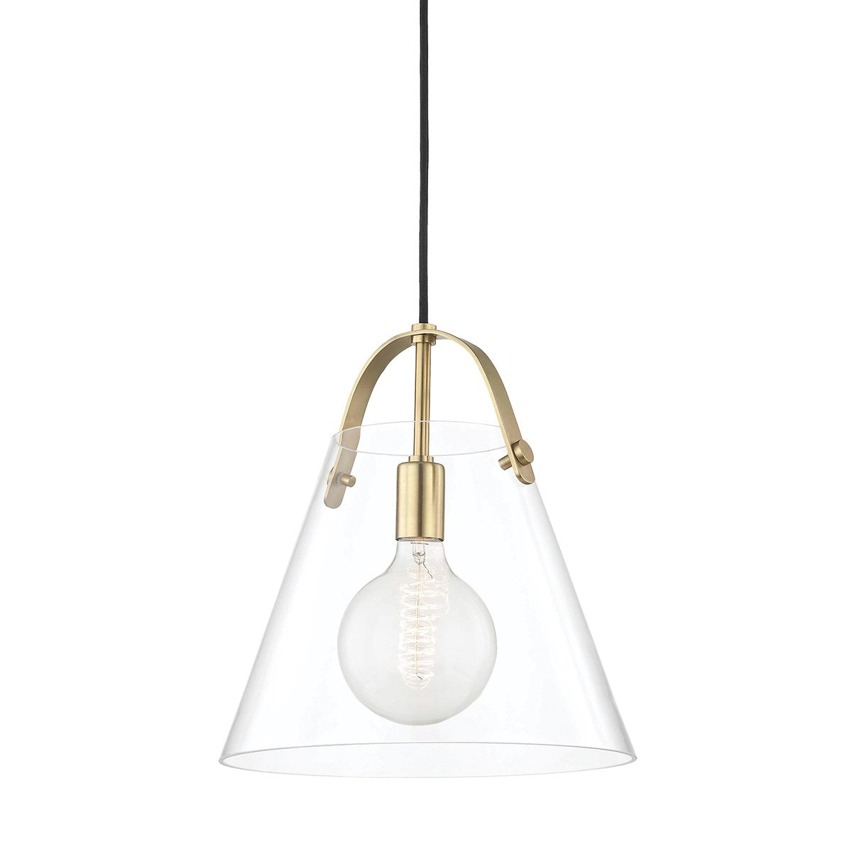 Karin Pendant LIGHTING - pendant Hudson Valley Lighting 12.75"W x 14.25"H Aged Brass