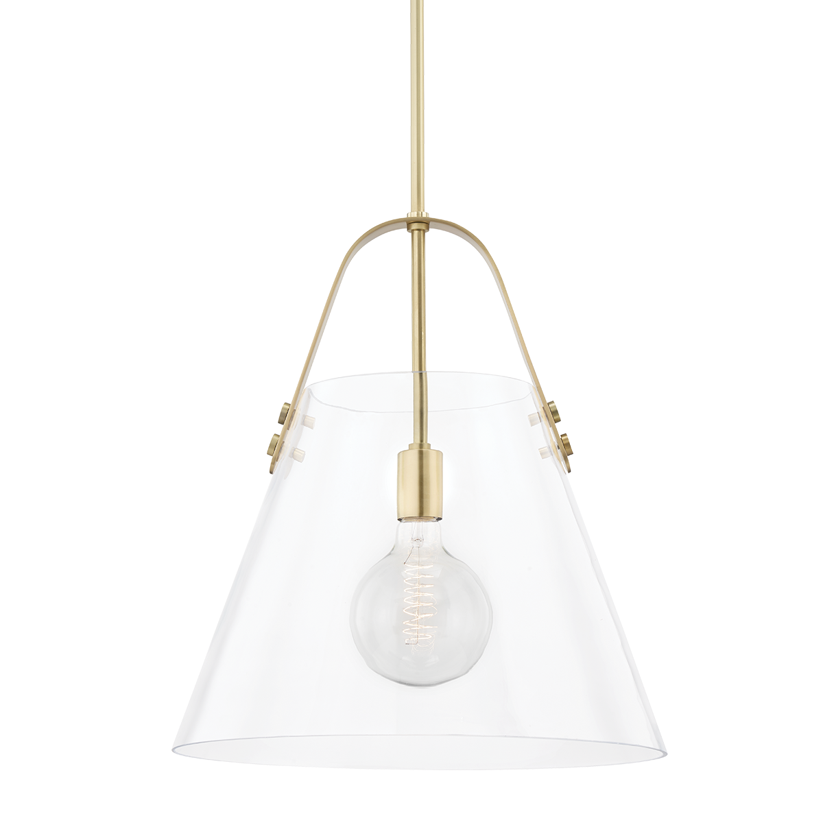 Karin Pendant LIGHTING - pendant Hudson Valley Lighting 17"W x 19"H Aged Brass
