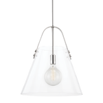 Karin Pendant LIGHTING - pendant Hudson Valley Lighting 17"W x 19"H Polished Nickel