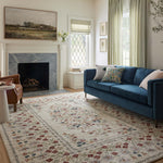 Rifle Paper Co. x Loloi Laurel Eleanor Linen Rug 0-RUGS-patterned Loloi