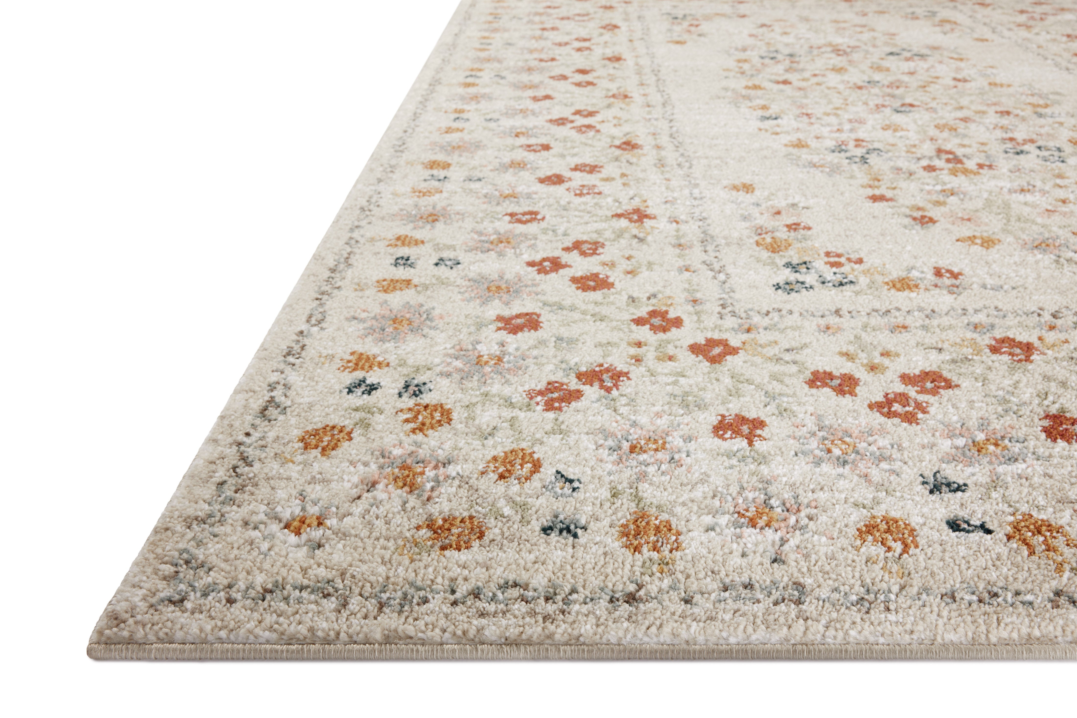 Rifle Paper Co. x Loloi Laurel Eleanor Linen Rug 0-RUGS-patterned Loloi